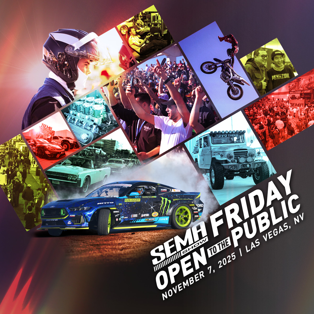 SEMA SHOW FRIDAY - Open to the Public