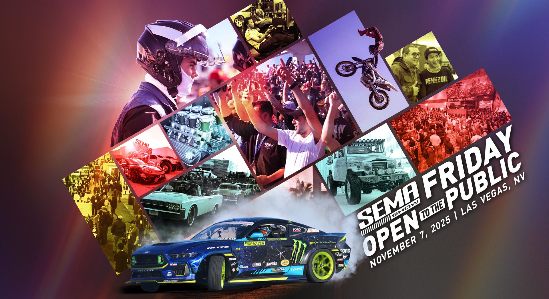 SEMA SHOW FRIDAY - Open to the Public