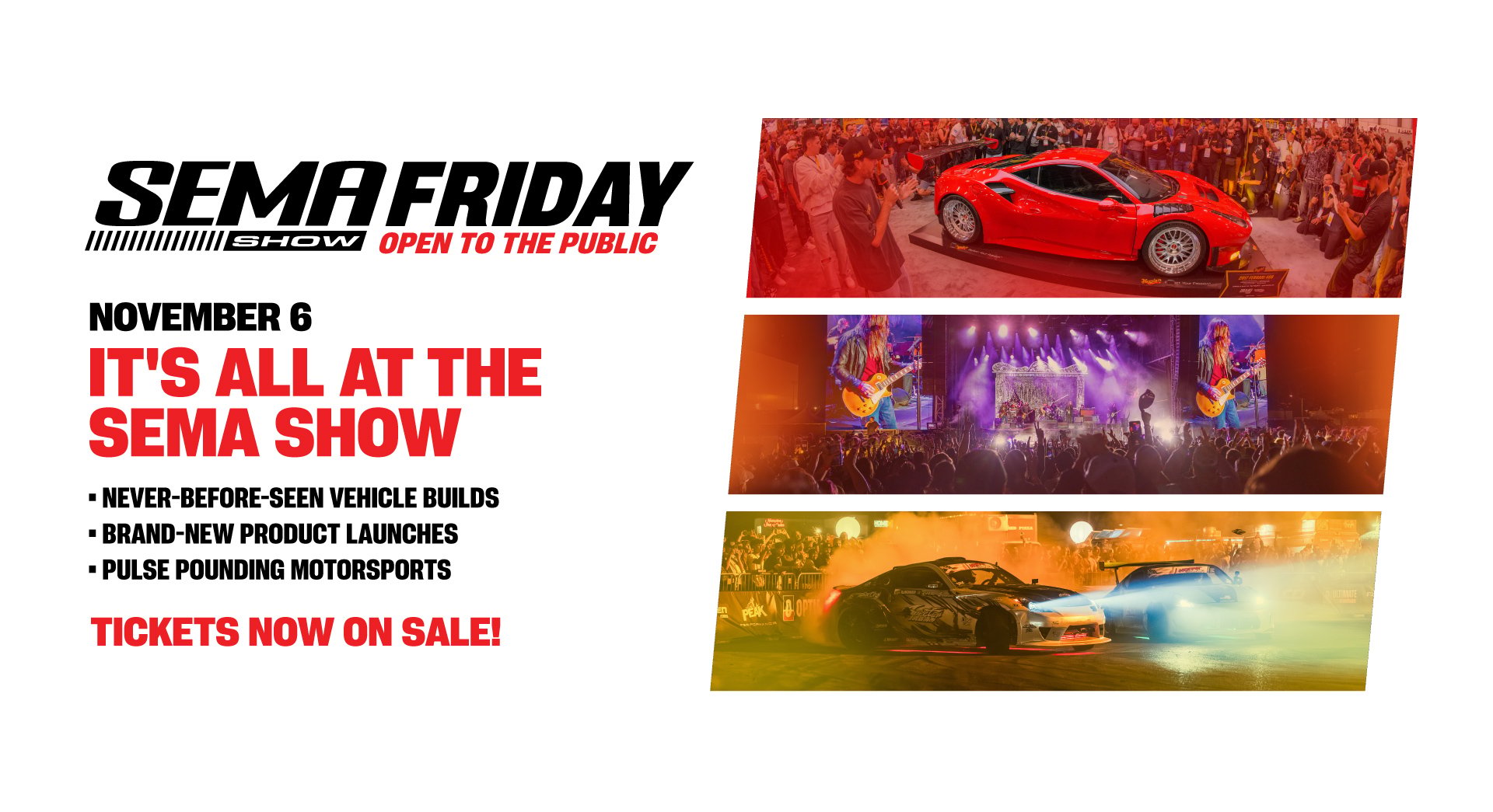 2026 SEMA SHOW FRIDAY - Open to the Public