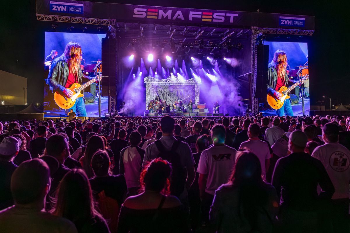 SEMA Fest live entertainment and car culture