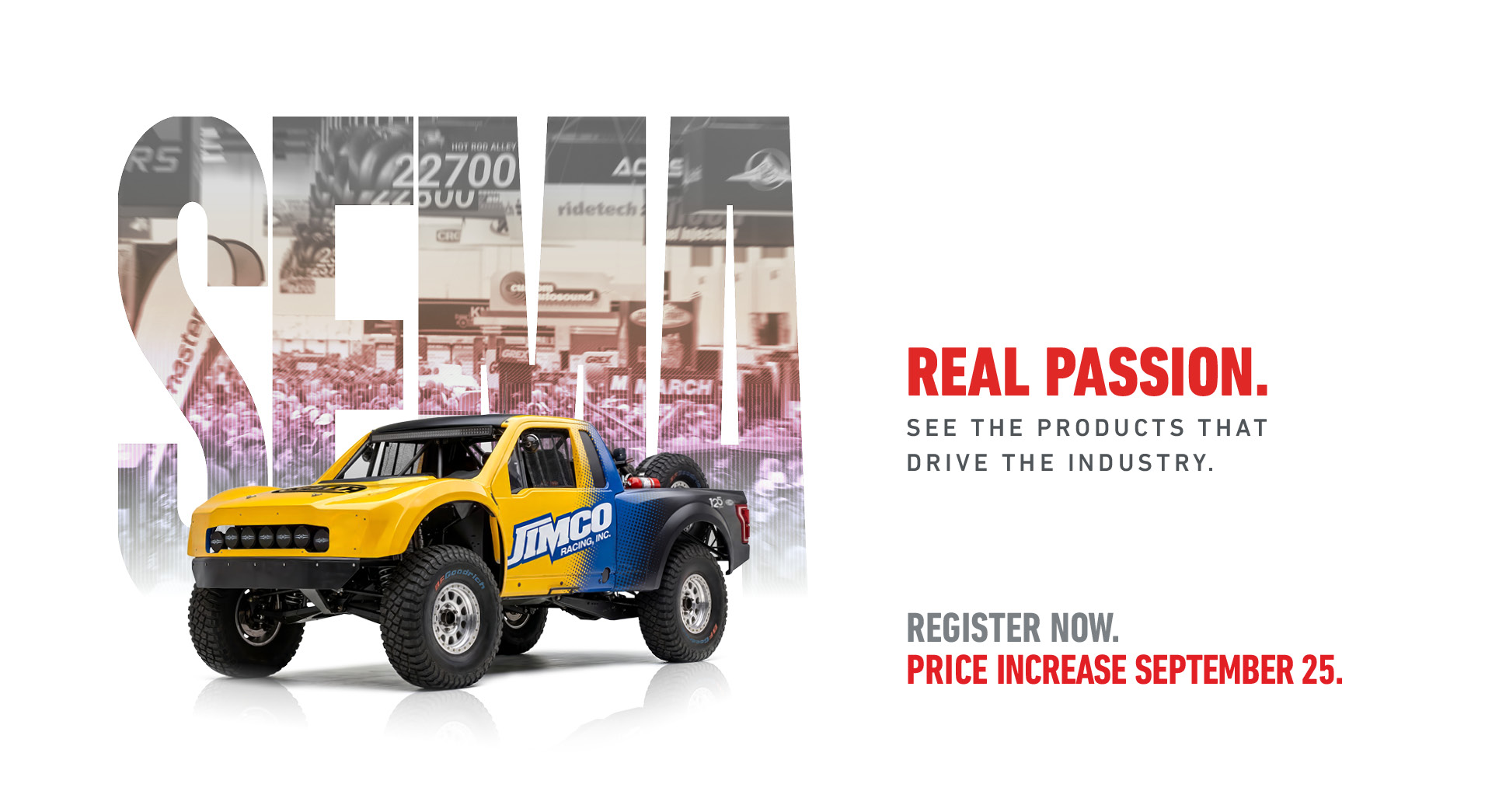 SEMA Show Price Increase September 25th - Register Today