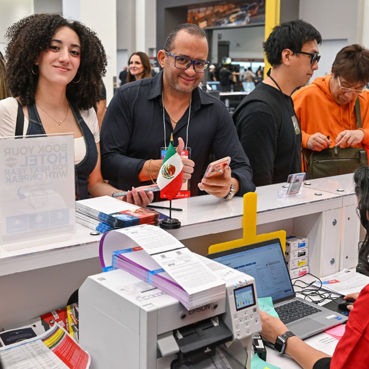 Print a registration receipt