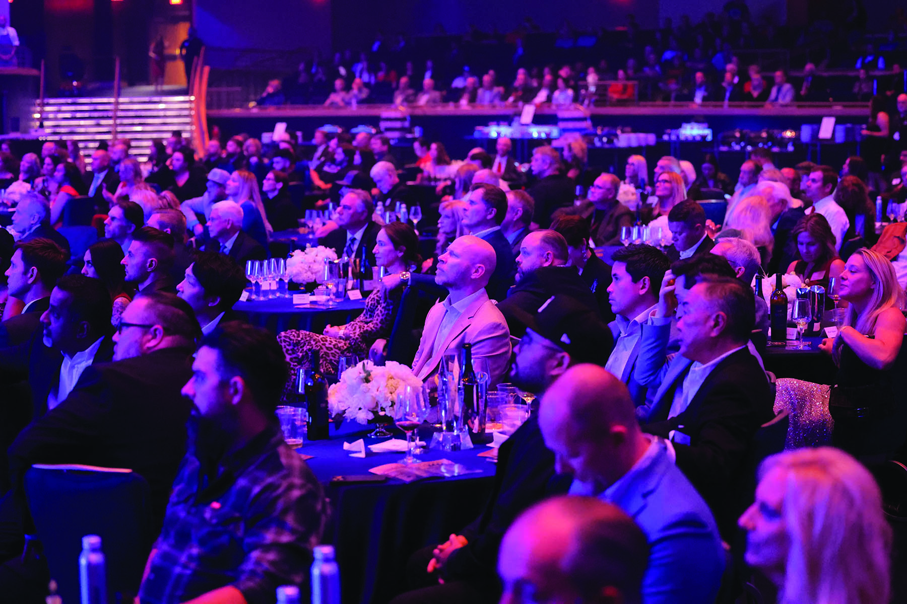 Crowd watching Industry Honors presentation