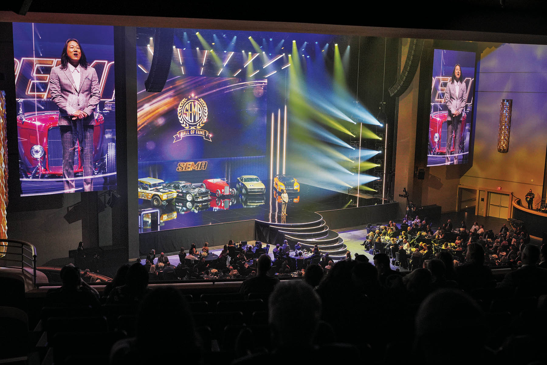 Stage view of the Industry Honors and the Hall of Fame presentation